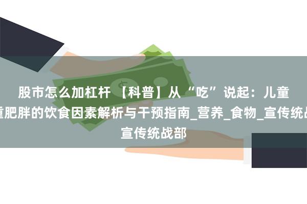 股市怎么加杠杆 【科普】从 “吃” 说起：儿童超重肥胖的饮食因素解析与干预指南_营养_食物_宣传统战部